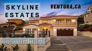 Ventura, California Real Estate | New Custom Luxury Home | 2,728 SF | Skyline Estates | OCEAN VIEW