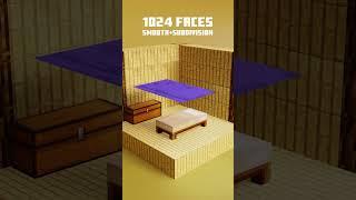 Minecraft Cloth Simulation #blender #clothsimulation #3d #minecraft