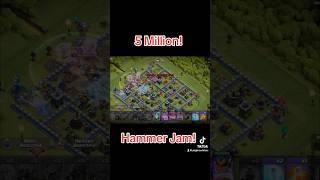 Unbelievable 5 Million resources in hammer jam event #clashofclans #th12 #th13 #hammerjam #