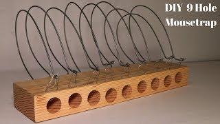 How To Build A 400 Year Old Style Mascall Spring Mousetrap (9 Holes) - DIY Mouse Trap