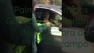 Amigos dentro e fora do campo 🟢palmeiras Gabriel e Vanderlan