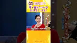 女神舒淇 遇上小S最終崩潰啦【康熙來了 #shorts 】 #舒淇