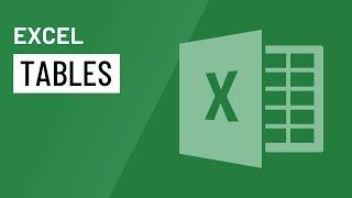 Excel: Tables