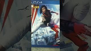 Mirror's Edge Catalyst PS4 Blu Ray Game Disc Unboxing #playstation #gaming #ps4share