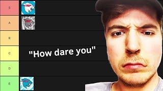I ranked EVERY MrBeast channel! Goofy Tierlist