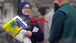 Surprising Muslim Strangers with EXPENSIVE Eid gifts! ** EMOTIONAL **