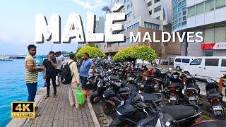 MALE MALDIVES | WALKING TOUR |  [4k] Binaural Audio