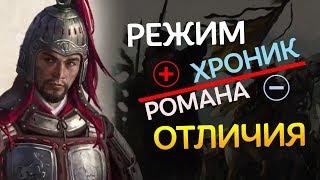 Отличия режимов Хроники и Романа в Total War Three Kingdoms