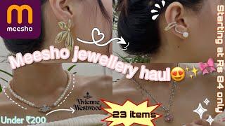 Meesho Jewellery haul|| starting at ₹84|| Affordable 🫶