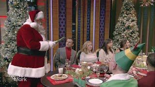 Santa Claus Visits the Live Holiday Party