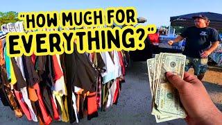 Buying Out His Entire Flea Market Booth!