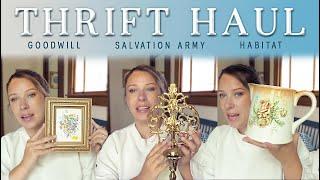 Goodwill Thrift Haul (CHEAP VINTAGE DECOR) & Thrift Makeover!