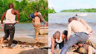 Bravo is d£adMost dangerous criminal arrested and beaten to d£ath by Dci officer, Public in ocean