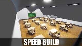 remaking the school for Bloxy Academy | Speed build