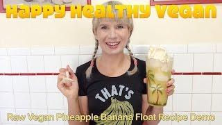 Vegan Disneyland Dole Whip Pineapple Float Copycat Recipe