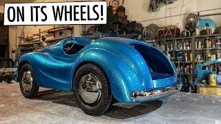 Getting It Back On Its Wheels! | Austin J40 Pedal Car Restoration