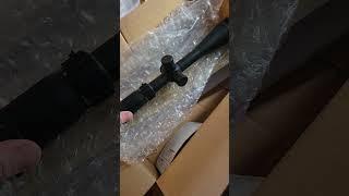 new rifle scope #unboxing #budgetscope #targetshooting #precisionshooting #prairiedog