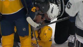 Ryan O'Reilly Goes After Kyle Burroughs For Kneeing Nyquist