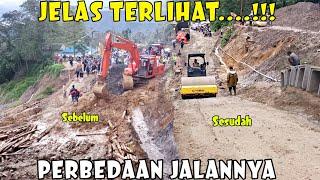 Jelas Terlihat PerbedaannyaPerbaikan Jalan Batu Jomba Ada Perubahan Signifikan