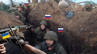 Horrible GoPro Battle! Ukrainian Forces Neutralize 1480 Russian Troops In Trench Combat