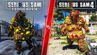 Serious Sam: Siberian Mayhem vs Serious Sam 4 - Direct Comparison! Attention to Detail & Graphics!