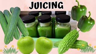 JUICING WITH MIUI JUICER. GREEN JUICE. JUICE THAT'S GOOD FOR DIABETICS