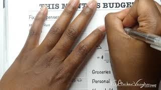 June 2019 Budget Setup | Income Allocation Method | KeAmber Vaughn