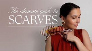 SCARVES: how to tie a scarf, my collection and care tips