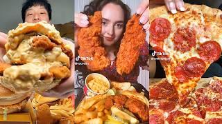 Asmr EATING | 45 | chipotle, buldak ramen  , Wingstop, tacobell grilled cheese burrito and more