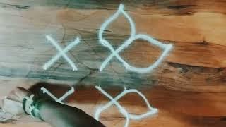 4-4 easy rangoli | Rangolis By Ramya
