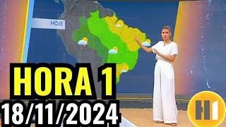 PREVISÃO DO TEMPO - HORA 1 - 18/11/2024 / SEGUNDA-FEIRA