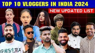 Top 10 Most Subscribed Vloggers In india 2024 | Indian india's best Popular vlog Channel on youtube