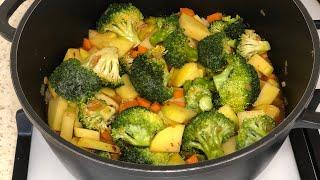 How to cook BROCCOLİ! Easy and healty broccoli recipe!