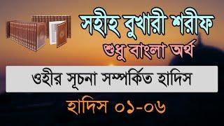 বুখারী শরীফ বাংলা, ১ম খন্ড, হাদিস ০১-০৬ | Bukhari Sharif Bangla, Hadis 01-06