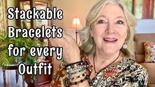 How to make STACKABLE Memory Wire Bangle BRACELETS interchangeable! DIY Jewelry Making Fun