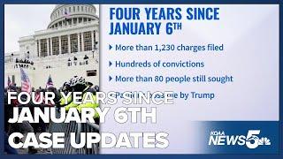 Where do criminal cases stand four years since January 6th riot