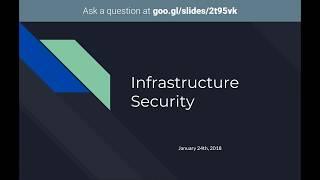 Introduction to Infrastructure Security