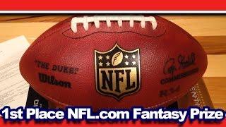 NFL.com League Prize NFL Game Used Official Football “The Duke”  NFL.com Fantasy Football