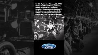 ON THIS DAY FEBRUARY 28 #automobilelover #ford #fordmodela #fordhistory #automotivehistory #autos #Q