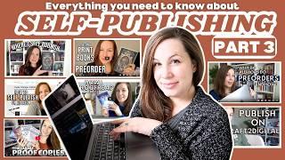 How to Self Publish on Print on Demand Companies, Do Preorders, Order Proof Copies, ISBNs, and more!