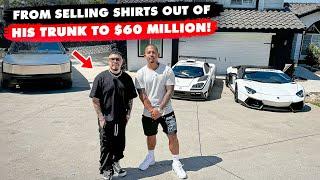 From Selling Shirts Out His TRUNK to $60 MILLION!!