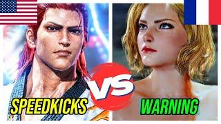 Tekken 8 ▰ Speedkicks (HWOARANG) Vs Warning I Spam (#1 NINA) ▰ QUICK Matches!