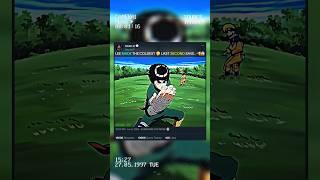 LEE'S LAST SECOND ENTRY WAS TOO COLD  ‍ #shorts #naruto