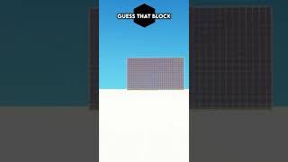 Minecraft Guess that block? 6 #Shorts