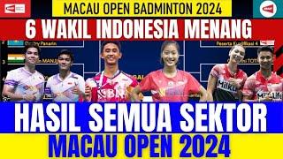 WOW PUTRI KW & ALWI MENANG‼️Hasil Terlengkap Semua Sektor Macau Open Hari ini..!!