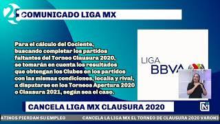 Se CANCELA torneo Clausura 2020 de la Liga MX