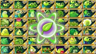 Random 40 GREEN Plants Max Level Battlez - Who Will Win? - Pvz 2 Plant vs Plant