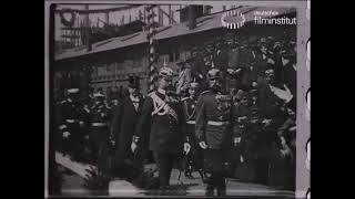 Kaiser Wilhelm II beim Besuche der Vulkan-Werft in Stettin (1897)