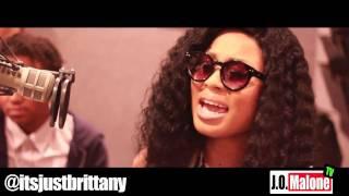 ‪Just Brittany sings on J.O. Malone TV‬