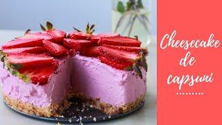 Cheesecake de Capsuni - Raw vegan!